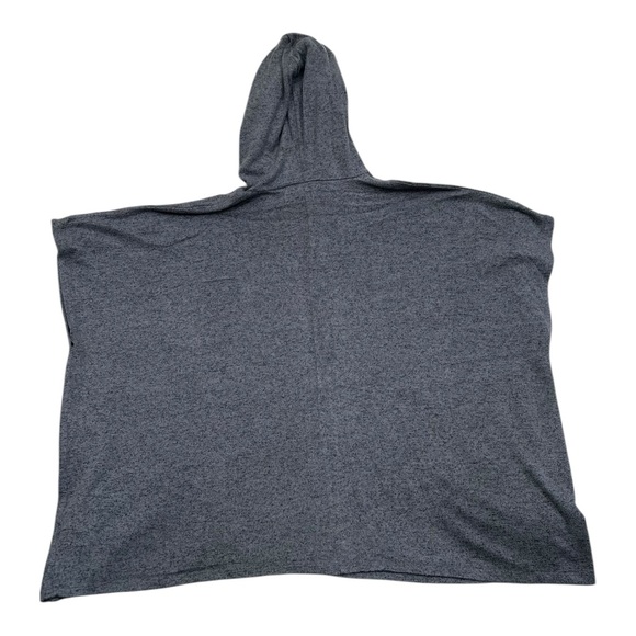 Motherhood Maternity Grey Knit Short Sleeve Hooded Full Zip Sweater Oversized - Picture 9 of 9